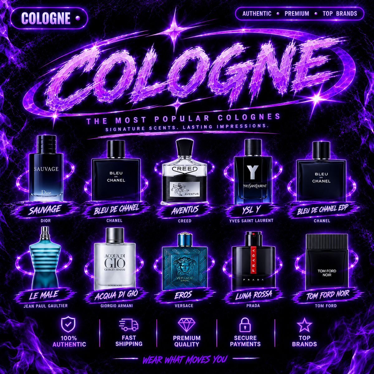 COLONGE VENDORS + USA WAREHOUSES